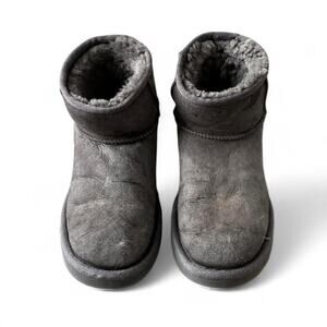 Classic UGG Gray Mini Boots – Women’s Size 7